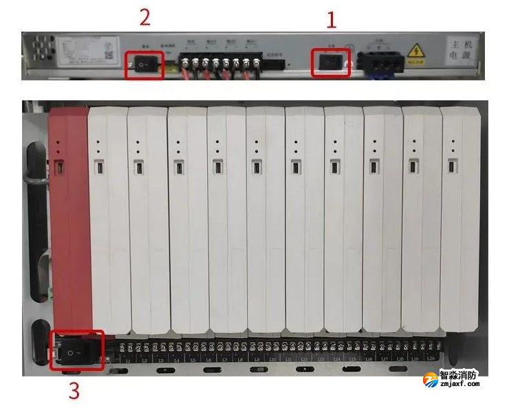 海灣消防高能H型消防主機開關(guān)機順序說明